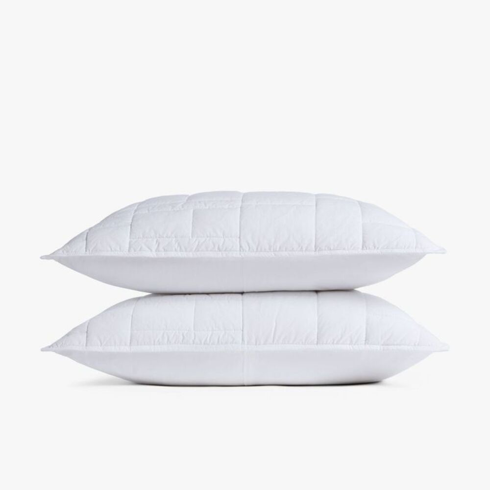 Standard Cozy Block Quilted Sham Set White - Parachute for Target
